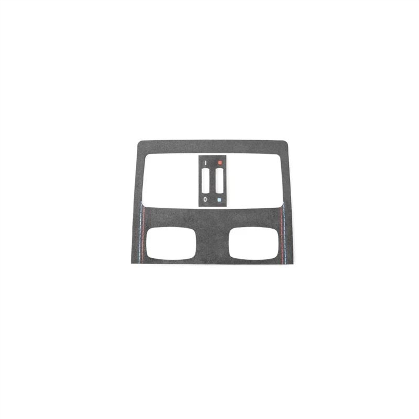 Zierleisten abdecken Hinten Sitz Air Vent Outlet Trim Rahmen Aufkleber Auto Innen Zubehör Für E90 E92 E93 Serie 3(Black B) von TRFBD
