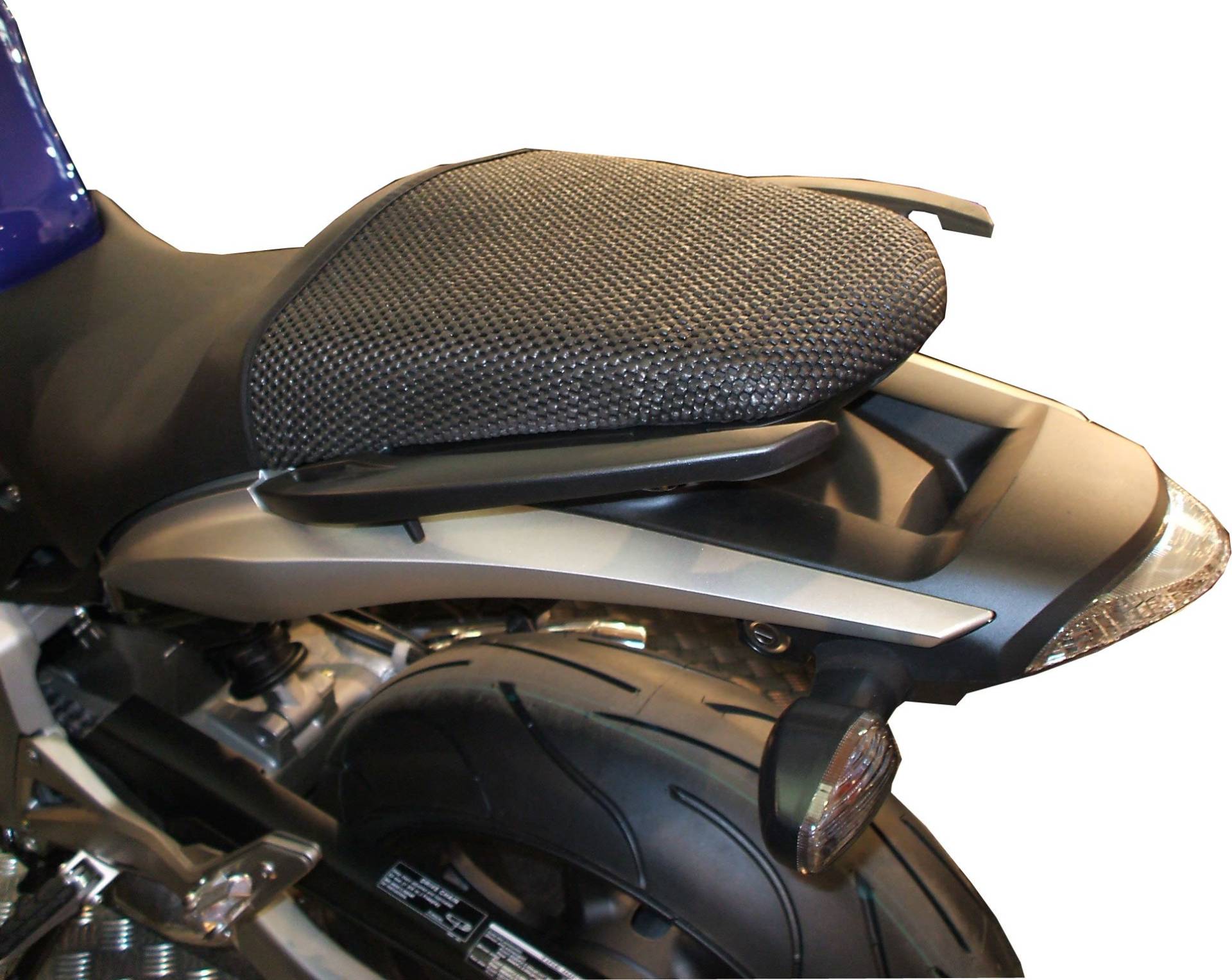 Triboseat Anti-Rutsch Beifahrersitzbezug Schwarz Kompatibel Mit Honda Hornet CB600 F (2007–2010) von TRIBOSEAT