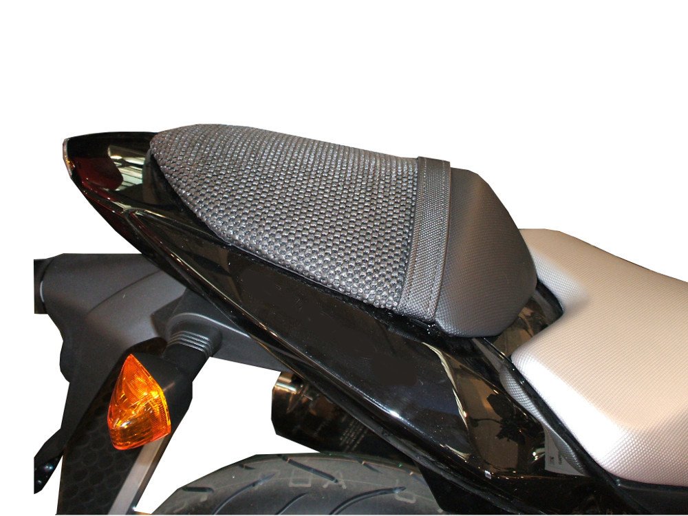 Triboseat Anti-Rutsch Beifahrersitzbezug Schwarz Kompatibel Mit Kawasaki Z750, 2007-2012 von TRIBOSEAT