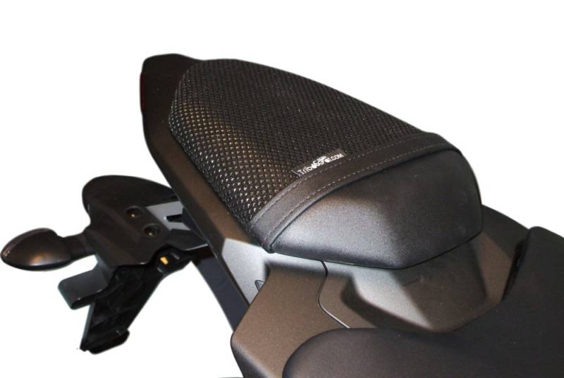 Triboseat Anti-Rutsch Beifahrersitzbezug Schwarz Kompatibel Mit Yamaha MT07 (2014-2017) von TRIBOSEAT