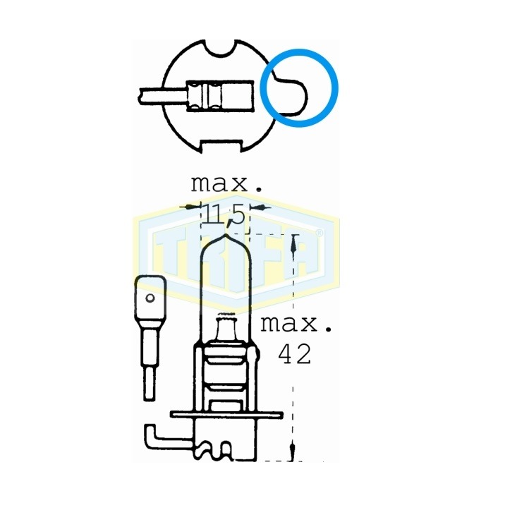 Auto-Lampe 8GJ002525201 von TRIFA LAMPS