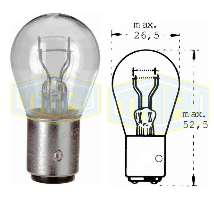 Autolampe 12V21/4W von TRIFA LAMPS