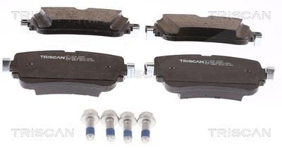Triscan Bremsbeläge hinten (Satz) [Hersteller-Nr. 811029187] für Audi, VW von TRISCAN