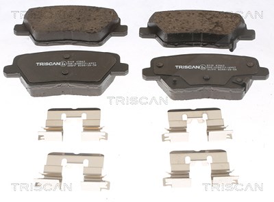 Triscan Bremsbeläge hinten (Satz) [Hersteller-Nr. 811043062] für Kia, Hyundai von TRISCAN