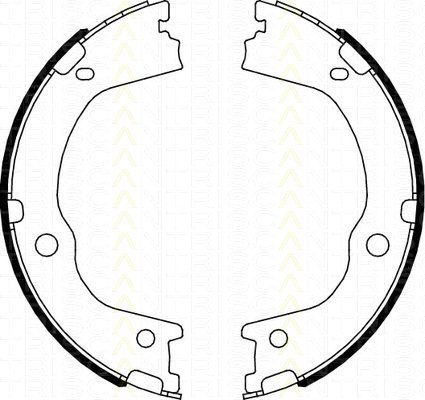 TRISCAN 8100 43027 Bremsbacken & Zubehör von TRISCAN