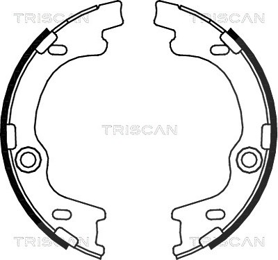 Triscan Bremsbackensatz [Hersteller-Nr. 810043021] für Hyundai, Kia von TRISCAN