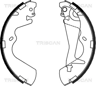 Triscan Bremsbackensatz [Hersteller-Nr. 810043010] für Hyundai, Mitsubishi von TRISCAN