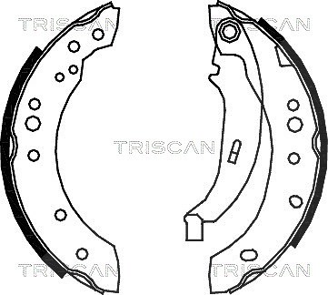 Triscan Bremsbackensatz [Hersteller-Nr. 810025005] für Renault von TRISCAN