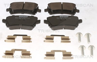 Triscan Bremsbeläge hinten (Satz) [Hersteller-Nr. 811029052] für Audi, Seat, Skoda, VW von TRISCAN