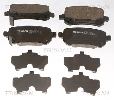 Triscan Bremsbeläge hinten (Satz) [Hersteller-Nr. 811080547] für Chrysler, Dodge, Fiat von TRISCAN