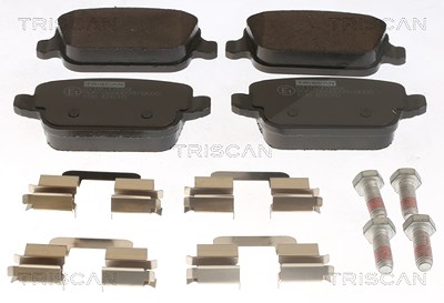 Triscan Bremsbeläge hinten (Satz) [Hersteller-Nr. 811017024] für Ford, Land Rover, Volvo von TRISCAN