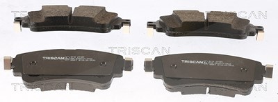 Triscan Bremsbeläge hinten (Satz) [Hersteller-Nr. 811029185] für Audi, VW von TRISCAN