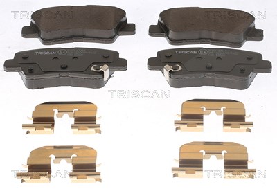 Triscan Bremsbeläge hinten (Satz) [Hersteller-Nr. 811043044] für Hyundai, Kia, Ssangyong von TRISCAN