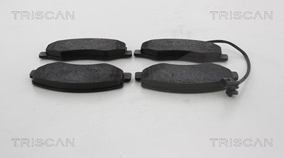 Triscan Bremsbeläge mit VWK hinten (Satz) [Hersteller-Nr. 811010583] für Nissan, Opel, Renault von TRISCAN