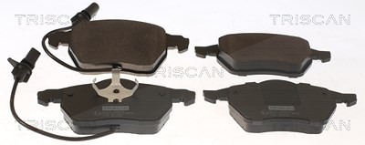 Triscan Bremsbeläge mit VWK vorn (Satz) [Hersteller-Nr. 811029016] für Audi, Seat, Skoda, VW von TRISCAN