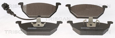 Triscan Bremsbeläge vorn (Satz) mit VWK [Hersteller-Nr. 811029039] für Audi, Seat, Skoda, VW von TRISCAN