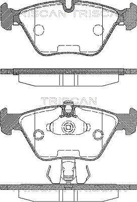 Triscan Bremsbeläge vorne (Satz) [Hersteller-Nr. 811011010] für BMW von TRISCAN