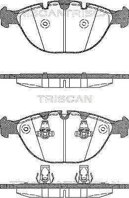 Triscan Bremsbeläge vorne (Satz) [Hersteller-Nr. 811011011] für BMW von TRISCAN