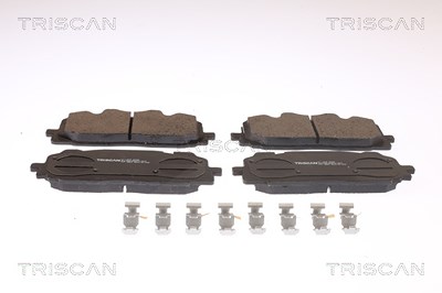 Triscan Bremsbeläge vorne (Satz) [Hersteller-Nr. 811029184] für Audi, VW von TRISCAN