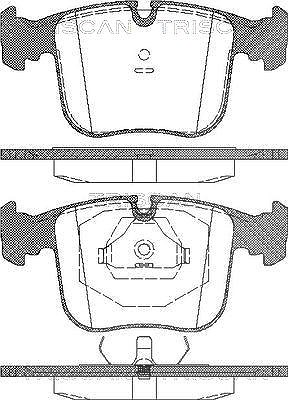 Triscan Bremsbelagsatz, Scheibenbremse [Hersteller-Nr. 811011012] für BMW von TRISCAN