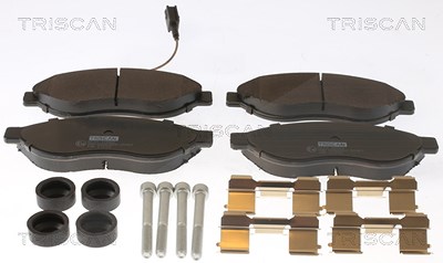 Triscan Bremsbeläge vorne (Satz) [Hersteller-Nr. 811010562] für Citroën, Fiat, Peugeot von TRISCAN