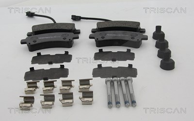 Triscan Bremsbelagsatz, Scheibenbremse [Hersteller-Nr. 811010607] für Citroën, Fiat, Opel, Peugeot von TRISCAN