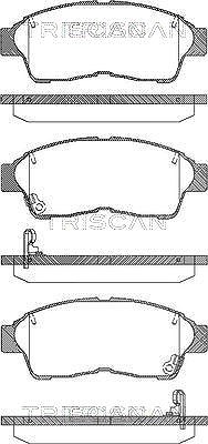 Triscan Bremsbelagsatz, Scheibenbremse [Hersteller-Nr. 811013157] für Toyota von TRISCAN