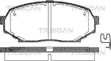 Triscan Bremsbelagsatz, Scheibenbremse [Hersteller-Nr. 811050016] für Mazda von TRISCAN