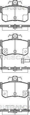 Triscan Bremsbelagsatz, Scheibenbremse [Hersteller-Nr. 811017011] für Mg, Rover von TRISCAN