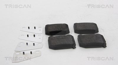 Triscan Bremsbelagsatz, Scheibenbremse [Hersteller-Nr. 811010586] für Mitsubishi, Nissan, Subaru von TRISCAN