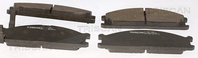 Triscan Bremsbelagsatz, Scheibenbremse [Hersteller-Nr. 811014889] für Nissan, Subaru von TRISCAN