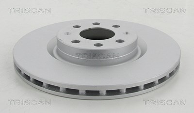 Triscan 1x Bremsscheibe Vorderachse Belüftet [Hersteller-Nr. 812015121C] für Fiat, Opel von TRISCAN