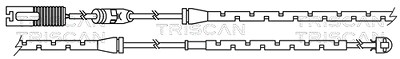 Triscan Warnkontakt, Bremsbelagverschleiß [Hersteller-Nr. 811511020] für BMW von TRISCAN
