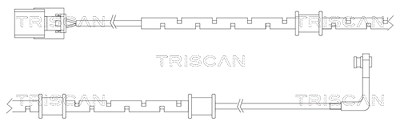 Triscan Warnkontakt, Bremsbelagverschleiß [Hersteller-Nr. 811510013] für Jaguar von TRISCAN