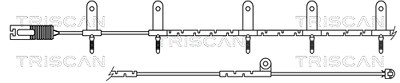 Triscan Warnkontakt, Bremsbelagverschleiß [Hersteller-Nr. 811517003] für Mini von TRISCAN