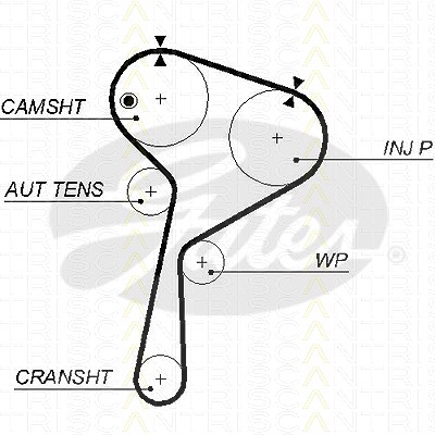 Triscan Zahnriemen [Hersteller-Nr. 86455578xs] für Dacia, Nissan, Renault, Suzuki von TRISCAN