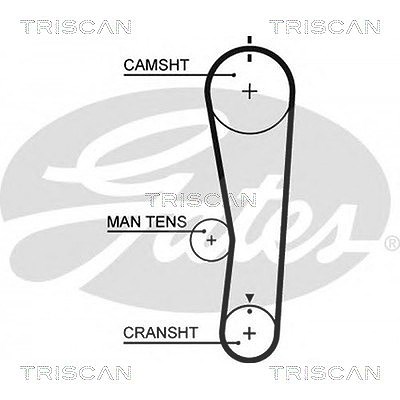 Triscan Zahnriemen [Hersteller-Nr. 86455637xs] für Suzuki von TRISCAN
