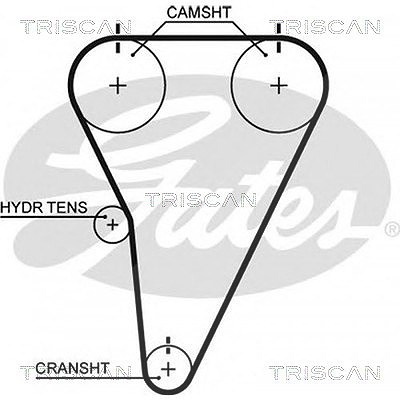 Triscan Zahnriemen [Hersteller-Nr. 8645t215] für Lexus, Toyota von TRISCAN