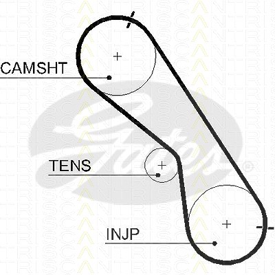 Triscan Zahnriemen [Hersteller-Nr. 86455560xs] für Toyota von TRISCAN