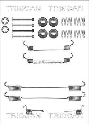 Triscan Zubehörsatz, Bremsbacken [Hersteller-Nr. 8105102572] für Peugeot, Citroën, Fiat, Lancia von TRISCAN