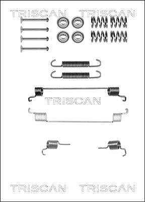 Triscan Zubehörsatz, Bremsbacken [Hersteller-Nr. 8105152540] für Peugeot, Renault, Lancia, Ford, Fiat, Dacia, VW von TRISCAN