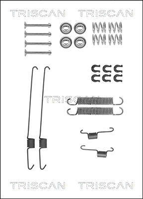 Triscan Zubehörsatz, Bremsbacken [Hersteller-Nr. 8105102614] für Daihatsu, Suzuki, Subaru von TRISCAN