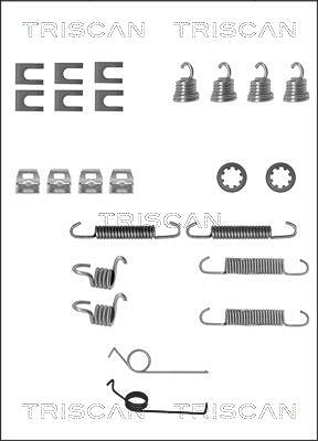 Triscan Zubehörsatz, Bremsbacken [Hersteller-Nr. 8105162046] für Ford von TRISCAN