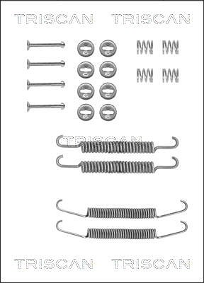 Triscan Zubehörsatz, Bremsbacken [Hersteller-Nr. 8105152086] für Autobianchi, Fiat, Lancia, Seat, Zastava von TRISCAN