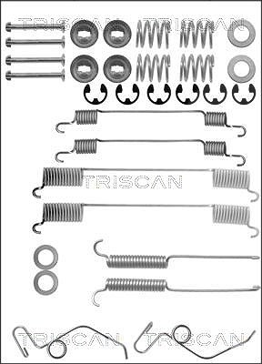 Triscan Zubehörsatz, Bremsbacken [Hersteller-Nr. 8105162510] für Ford, Lti von TRISCAN