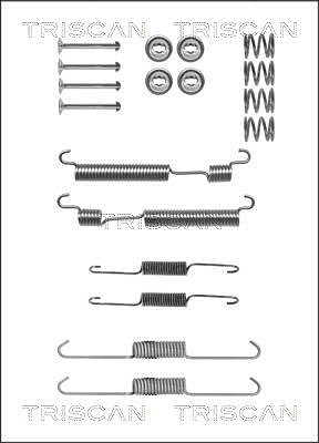 Triscan Zubehörsatz, Bremsbacken [Hersteller-Nr. 8105432001] für Hyundai von TRISCAN