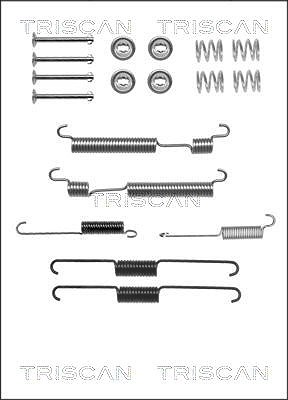 Triscan Zubehörsatz, Bremsbacken [Hersteller-Nr. 8105432005] für Hyundai von TRISCAN