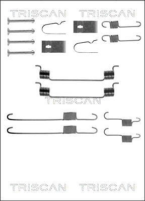 Triscan Zubehörsatz, Bremsbacken [Hersteller-Nr. 8105102574] für Mazda, Kia von TRISCAN