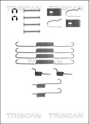 Triscan Zubehörsatz, Bremsbacken [Hersteller-Nr. 8105502501] für Mazda, Kia von TRISCAN