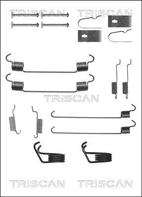 Triscan Zubehörsatz, Bremsbacken [Hersteller-Nr. 8105502557] für Mazda von TRISCAN